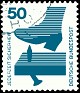 Germany 1973 Accident Prevention 50 White & Blue Scott 1080 A328. Uploaded by SONYSAR